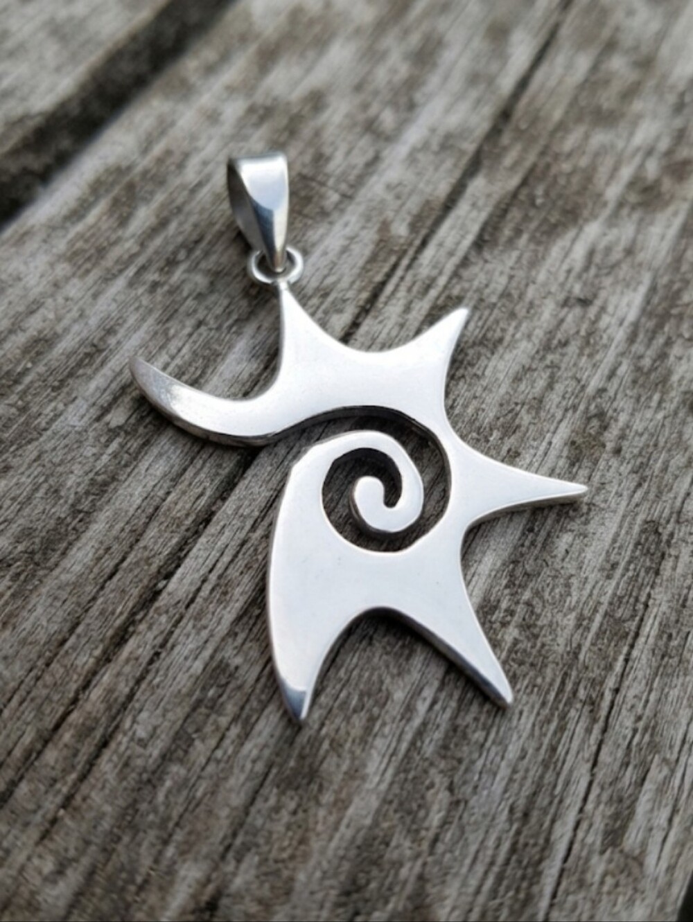 Sterling silver SUN PENDANT - Picture 12 of 12